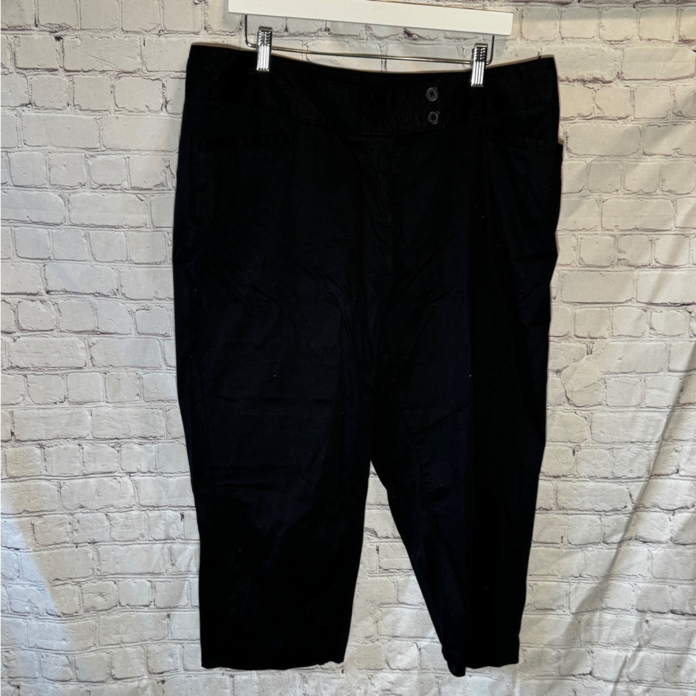 Lane Bryant Elegant Black cropped pants